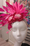 Fascinator Hot Pink Light Pink