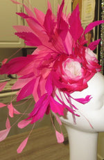 Fascinator Hot Pink Light Pink