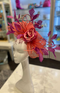 Fascinator Dusty Rose