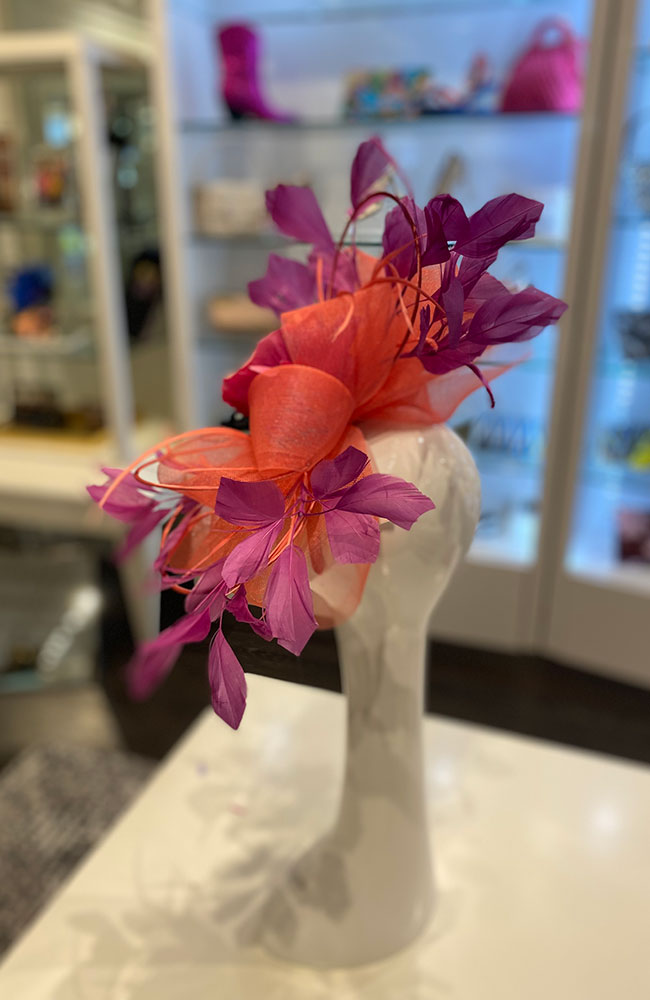Fascinator Dusty Rose