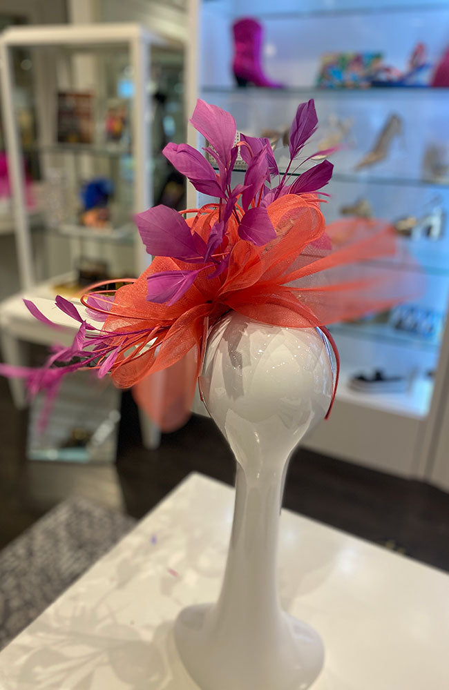 Fascinator Dusty Rose