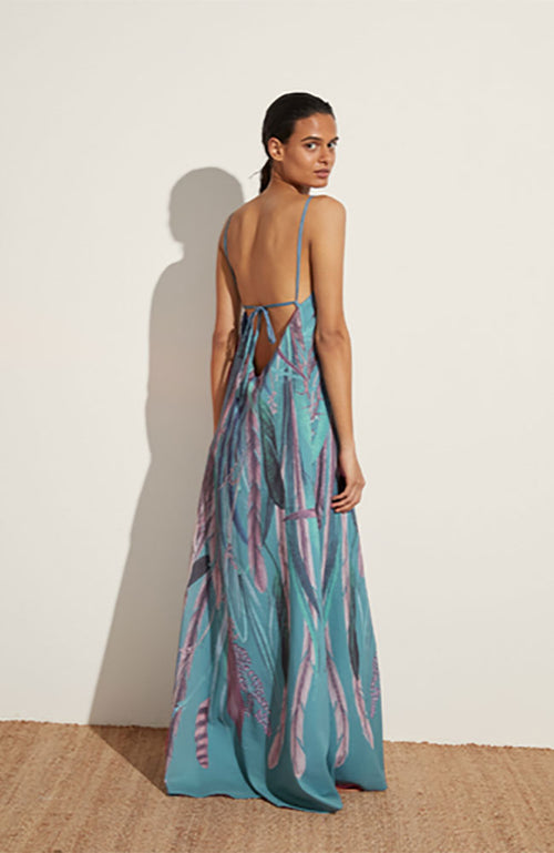 Iruya Long Dress with Straps