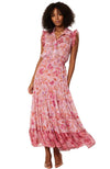 Trina Dress Fire Florals