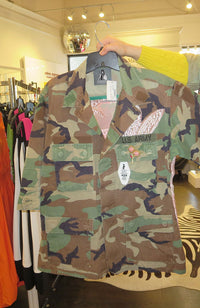 Gr Camo Full Pink Brocade