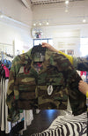 Gr Camo Cropped Ditsy Flower