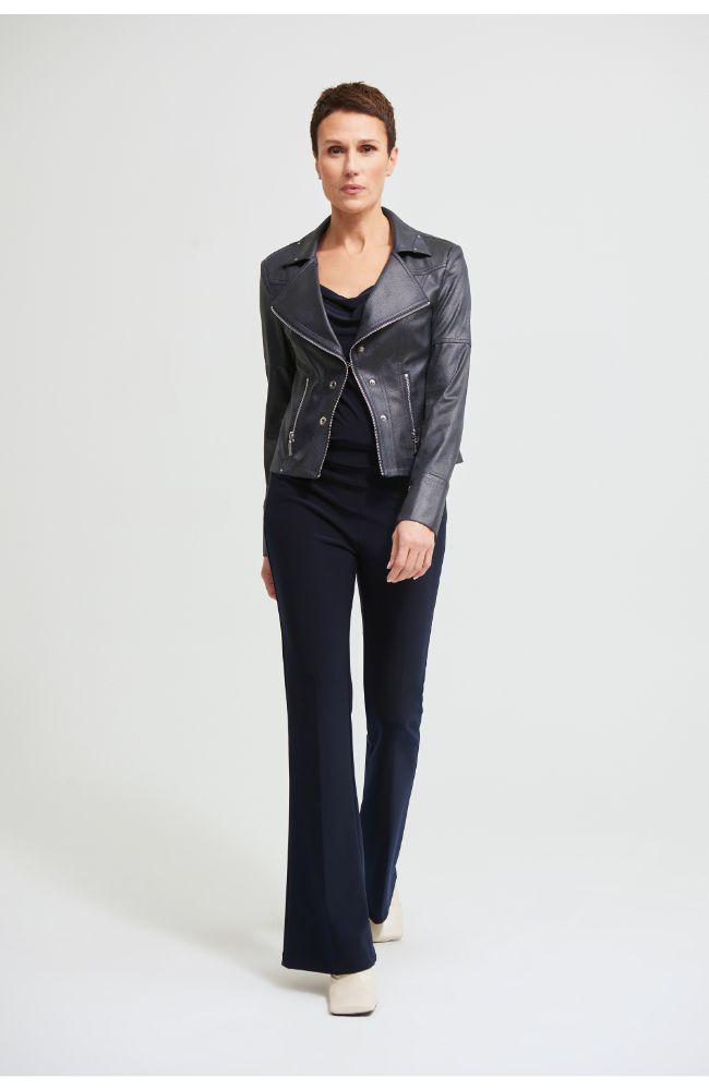 Faux Leather Moto Jacket