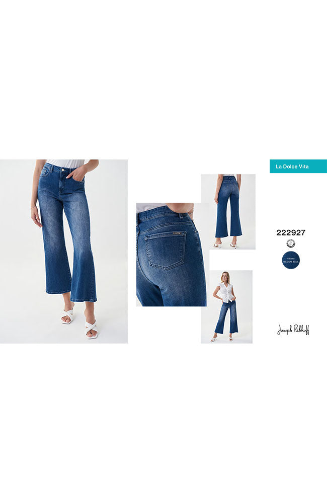 Jean Flared Leg Crop