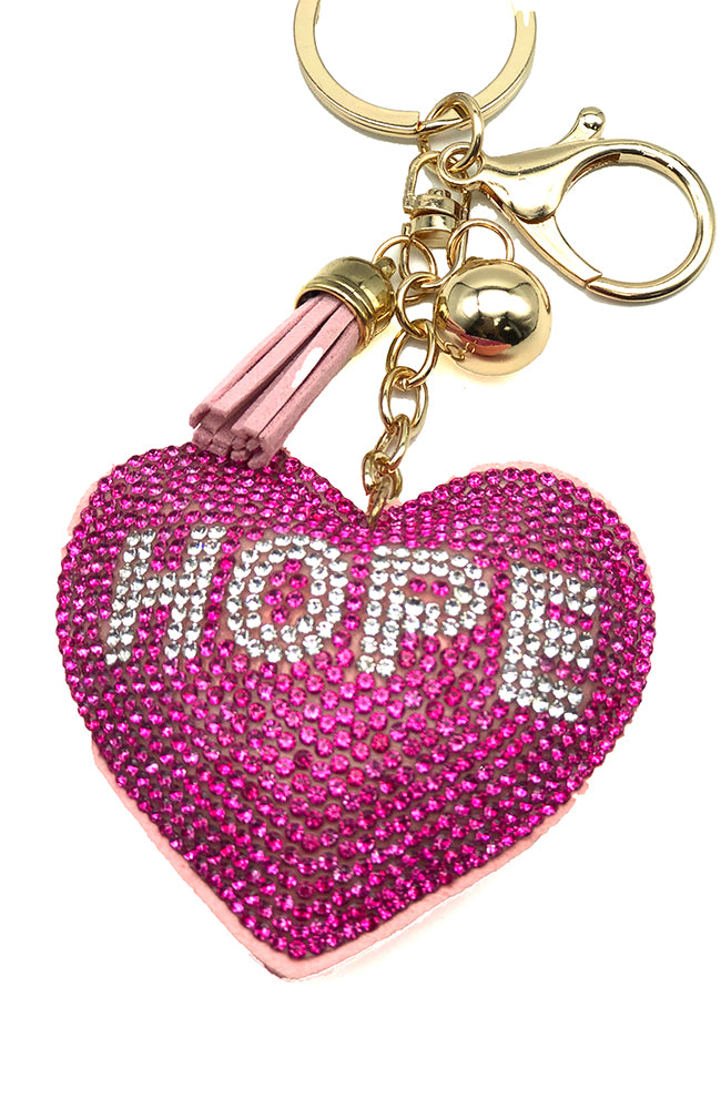 Hope Heart Key Chain