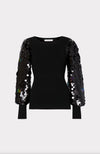 Paillette Sleeve Sweater