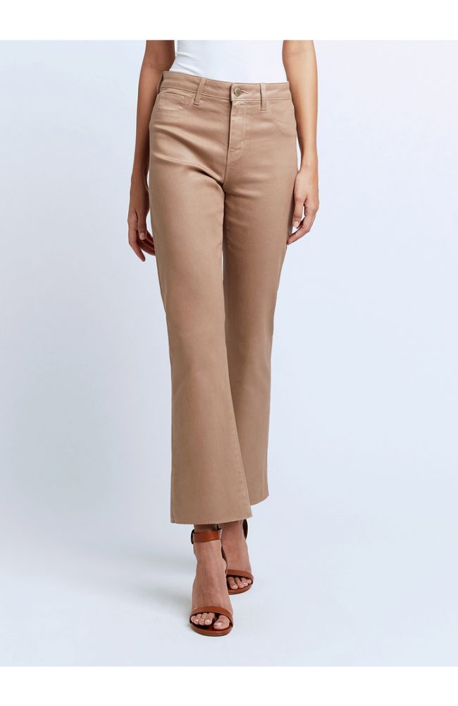 Kendra HR Crop Flare Cappucino