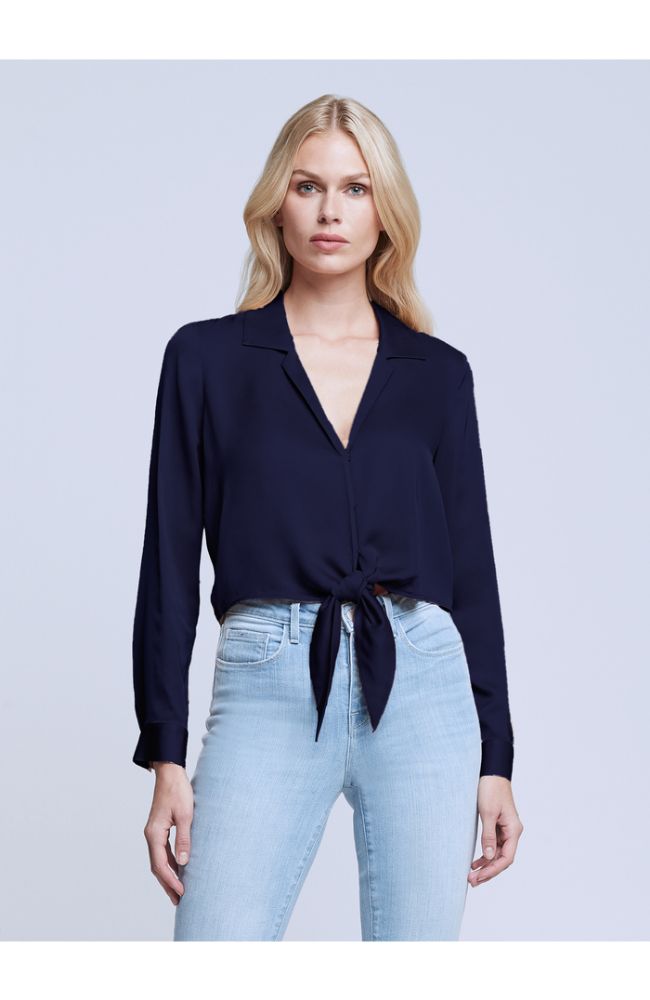 Annie Blouse in Midnight