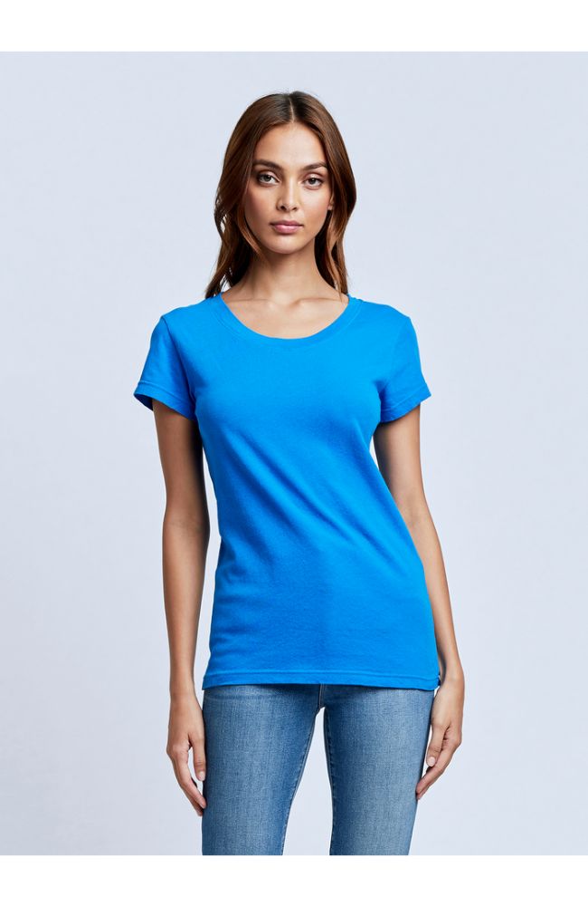 Cory Short Sleeve Crew Neck in Electric Blue
