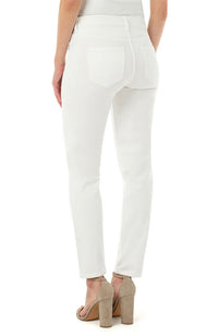 Gia Glider Slim Jean 29" Inseam Bright White