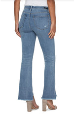 Hannah Flare Curve Fray Hem