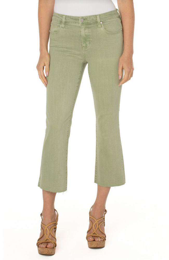 Hannah Cropped Flare with Crop Hem