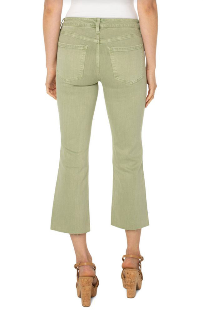 Hannah Cropped Flare with Crop Hem