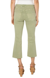Hannah Cropped Flare with Crop Hem