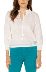 Raglan Top with Tuck Detail