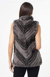 Sandra Vest in Charcoal Combo