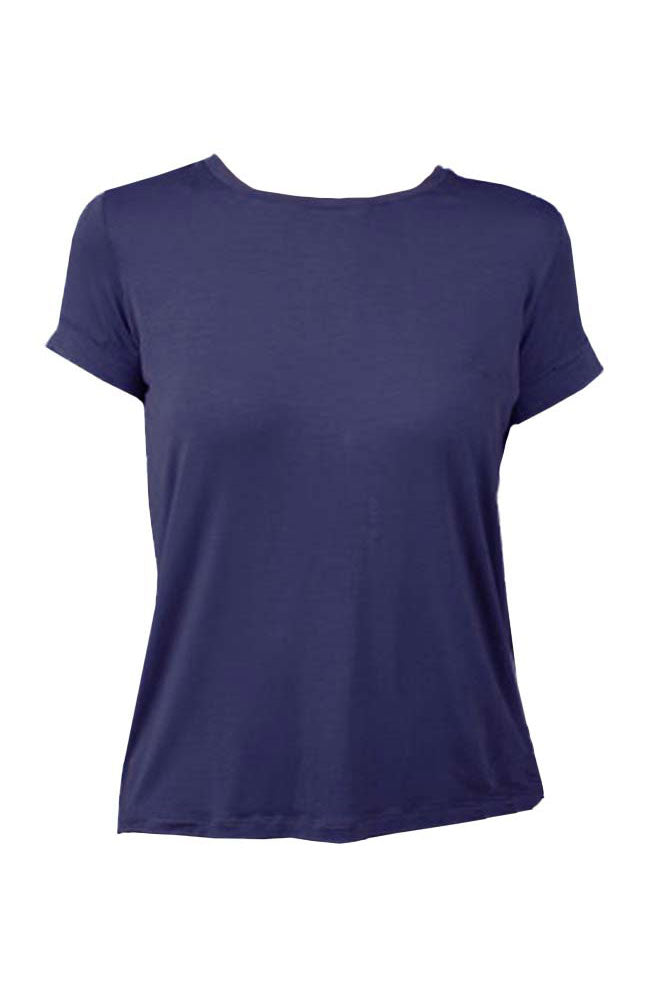 Viscoe Elastane S/S Semi Relaxed Crew