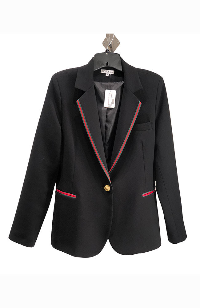 G Inspired Blazer with Piping