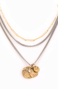Madora Silver & Gold Chains with Coins