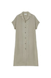 Atticus Blouse in Green Clay