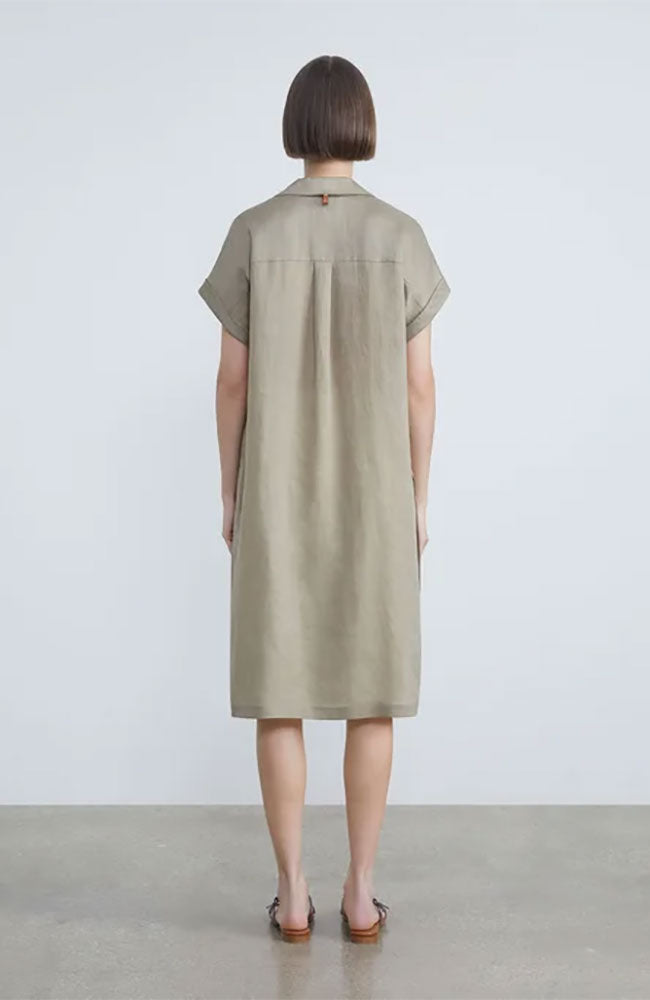 Atticus Blouse in Green Clay
