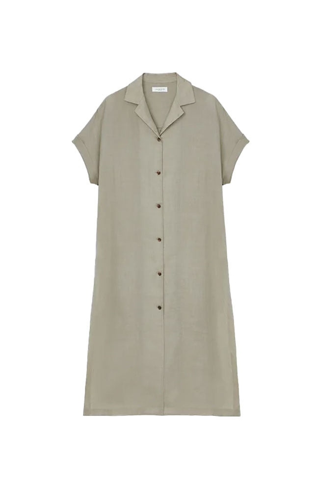 Atticus Blouse in Green Clay