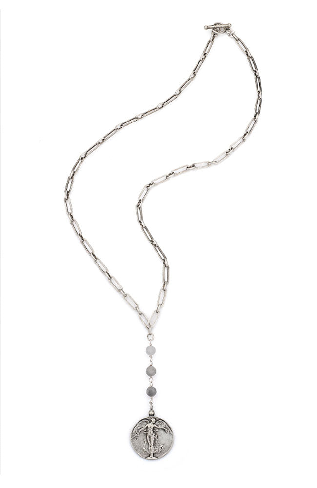 29" Versailes Chain Cloudy Qtz