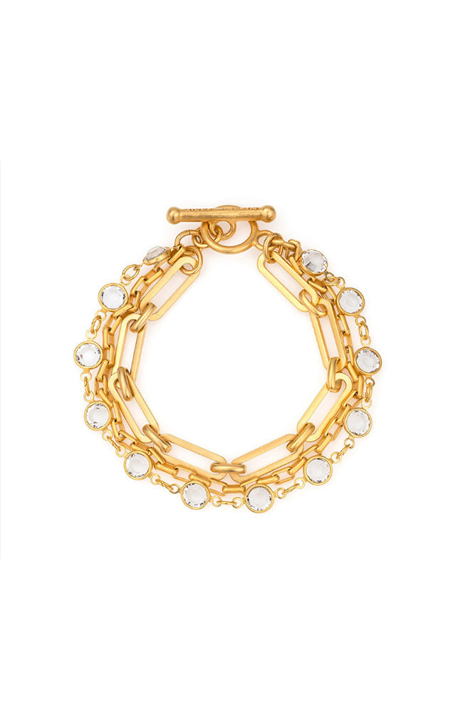Triple Str Versailles Chain Small 7" Bracelet