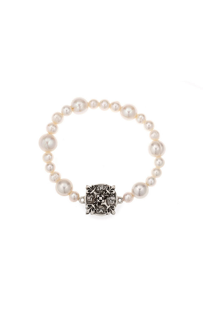 FW Pearl Bracelet Silver X