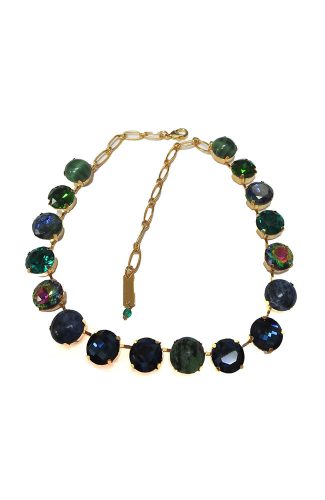 Green Multi Stone Necklace