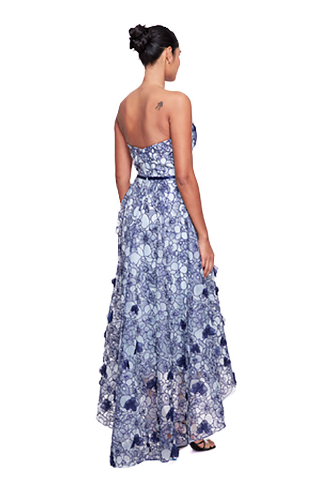 Strapless Organza Gown
