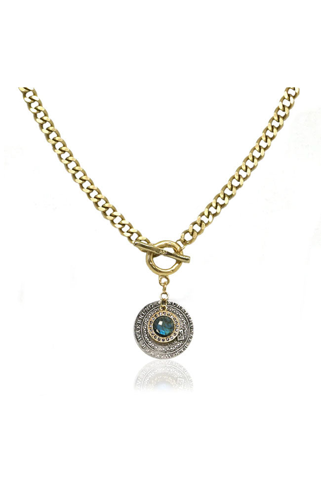 Toggle George II Charm Necklace