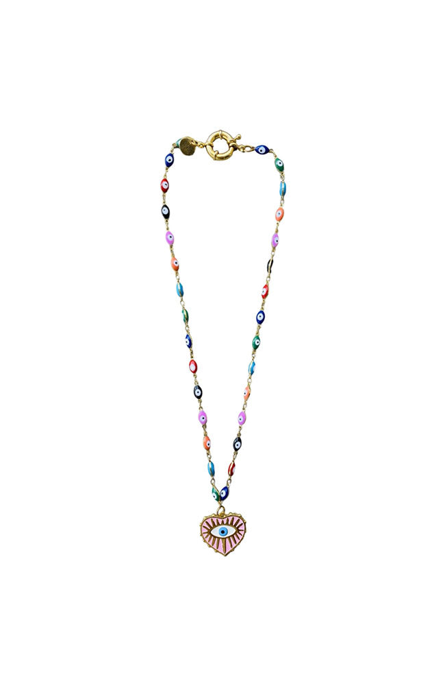 Good Vibrations Necklace Pink
