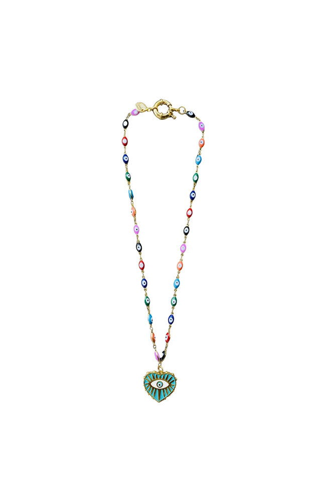 Good Vibrations Necklace Turq