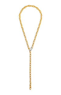 Gold & Small Marquis Necklace