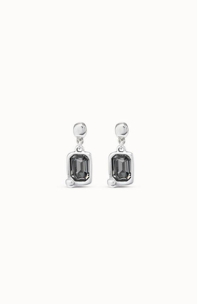 Marvelous Gray Silver Earring