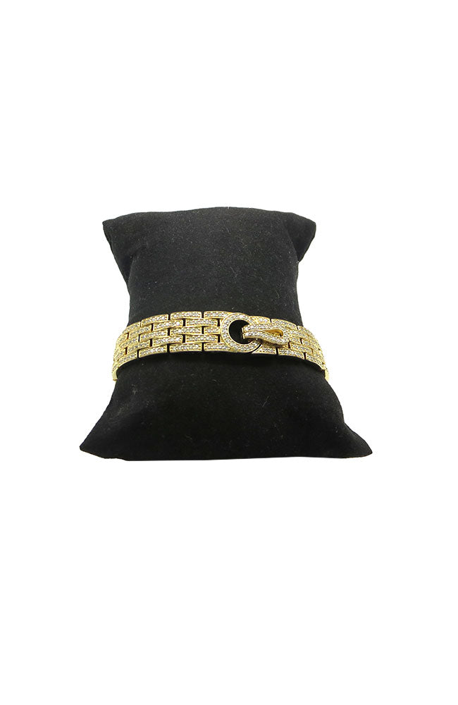 Gold H-Link Bracelet