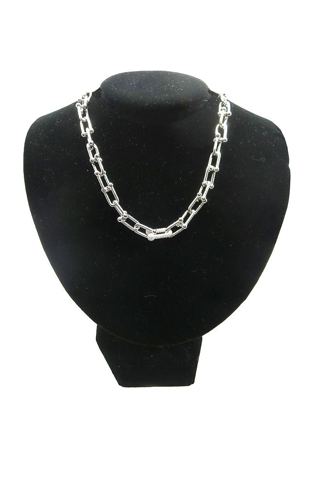 Sil. U Circle Necklace