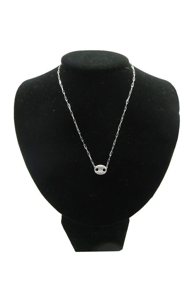 Sil. Dainty Link Necklace