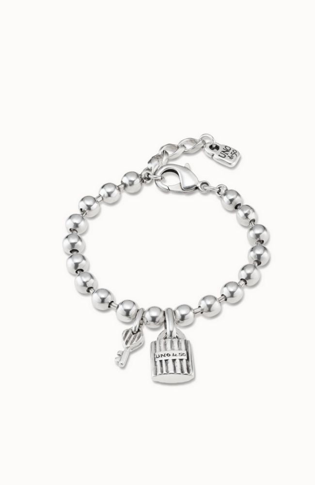 Silver Key Bracelet in Silver
