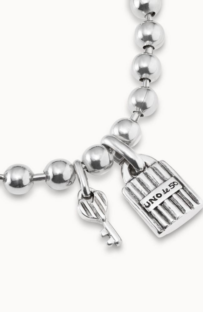 Silver Key Bracelet in Silver
