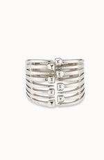 Matching 6 Strand Cuff Silver