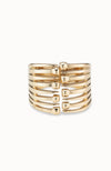 Matching 6 Strand Cuff Gold