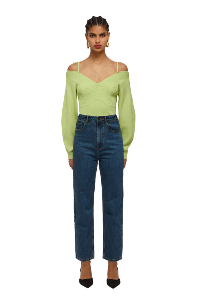 Off Shoulder Knit Top