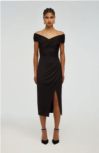 Crossover Midi Dress