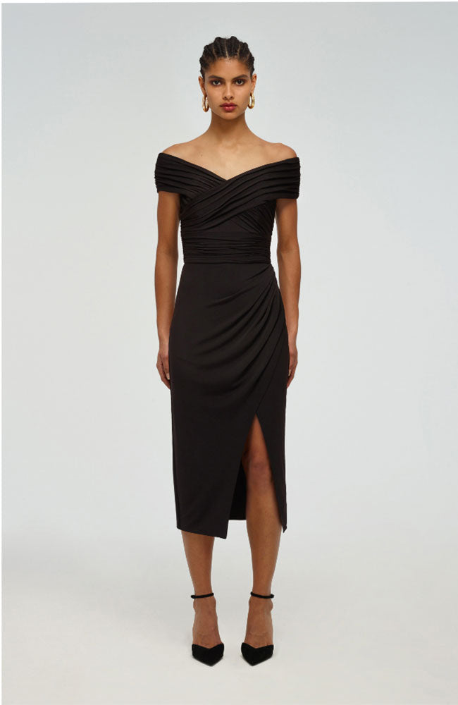 Crossover Midi Dress