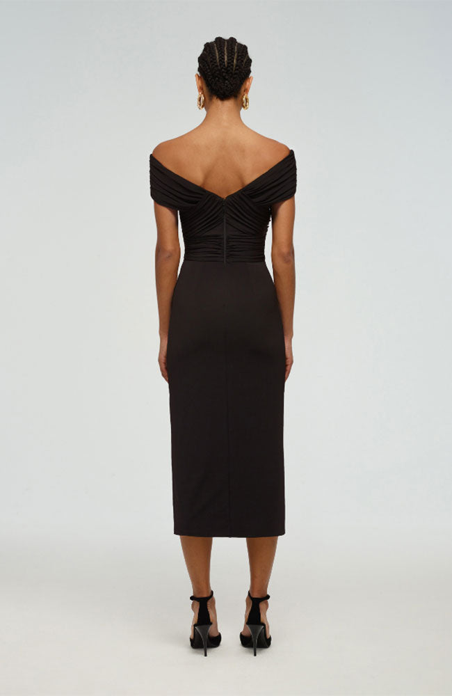 Crossover Midi Dress
